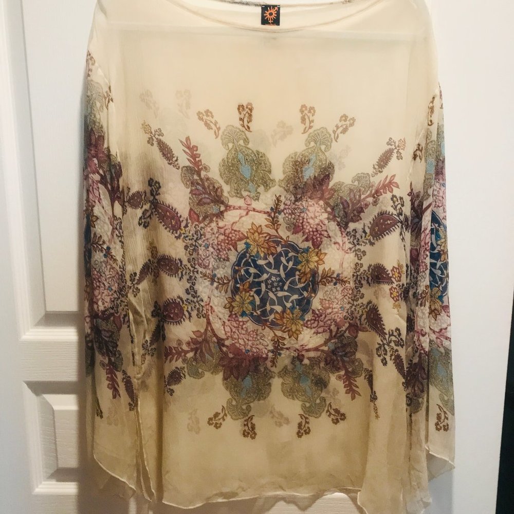 Rare Jean Paul Gaultier Soleil Sheer Tunic  Size M